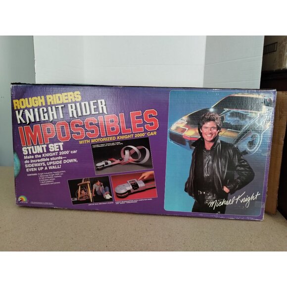 Rough Riders Knight Rider Impossibles Stunt Set With Motorized Knight 2000 Car - Picture 1 of 8